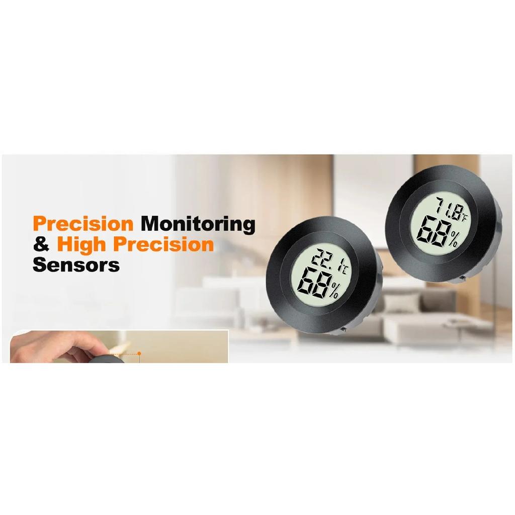 Portable Hygrometer Thermometer Temperature and Humidity Digital Display Electronic Machine Indoor Camp Car Temperature Sensor