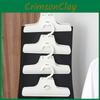 Coat Clothes Plastic Hanger With Strong Clamp For Wrinkle Prevention Storage And