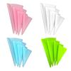 4Pcs Reusable Cream Pastry Silicone Icing Piping DIY Bag Nozzle Cake Baking