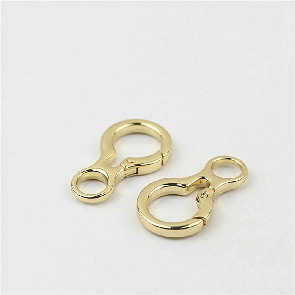 Hooks Plated Gate Spring O-Ring Buckles Bag Belt Buckle Carabiner Purses Handbags Snap Clasp Clip