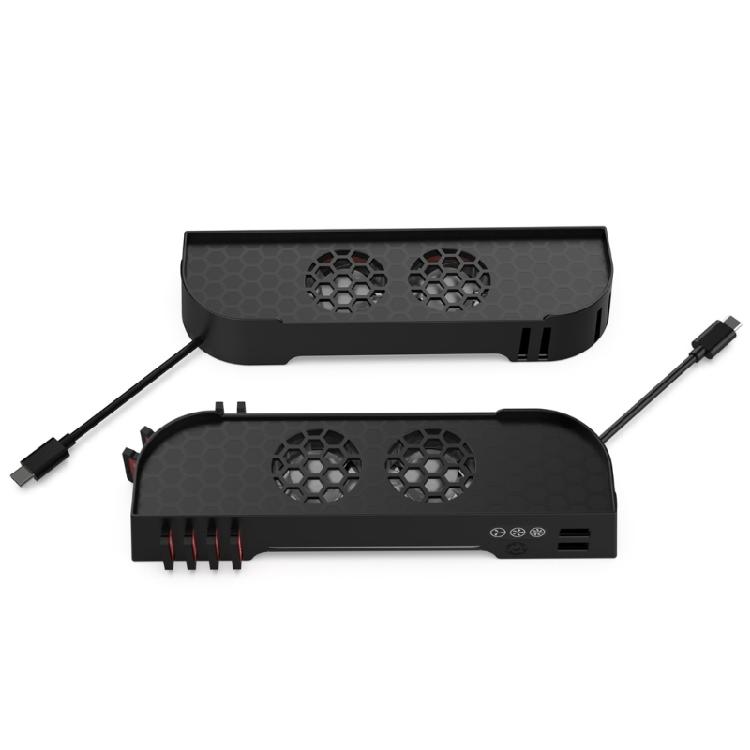Gaming Accessories for NS2 Cooling Stand with Cooling Fan Light and Card Slot Game Console Dock Base Bracket