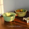 Kitchen Fruit Tray Removable Double Layer Fruit and Vegetable Basin Draining Basket Creative Household Washing Basket