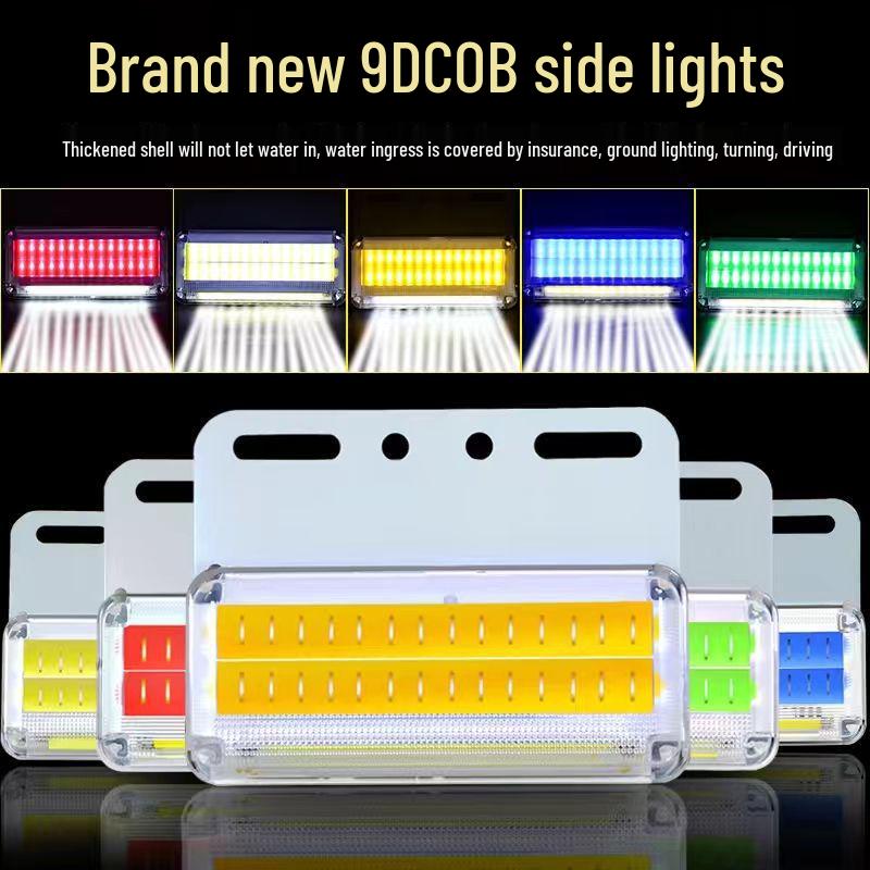 Truck Side LED Lights 24V - Super Bright, Waterproof Ground Illumination Marker Trailer Lights