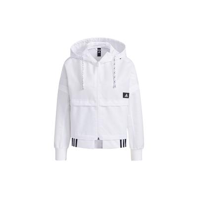 Street Jacket With Detachable Sleeves And Hood Women Jackets White GT4403