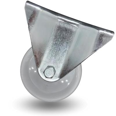 Fixed Wheel Castor 80mm 120kg FPPP 0801 WHITE Polypropylene