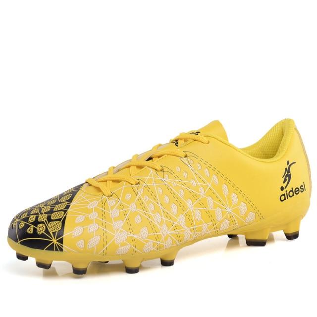 

Новые модные зеленые принты Fg мужские футбольные бутсы с длинными шипами футбольные кроссовки для мужчин удобные футбольные тренировочные бутсы Zapatos De Futbol 45