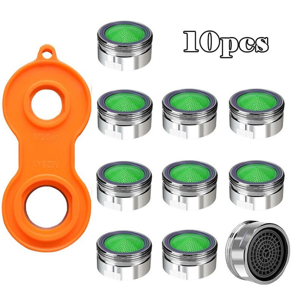 

10pcs Faucet Aerator With Mixing Nozzle Wrench Bathroom Supplies Faucet Replacement Parts For 24mm Internal Thread Faucet China Mainland