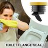 Universal Toilet Flange Seal Rings with Self Sealing Bounce Back Cover ABS Toilet Flange Gasket Suitable for 100-110mm