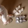 2025 New Women's Round Head Fashion Versatile Summer Retro Single Shoes Roman Sandals Women's Hollow Breathable Sandals