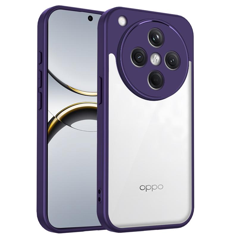Transparent Silicone Case For Oppo Find X8 Pro FindX8 PC Back TPU Bumper Shockproof Clear Phone Cases Cover