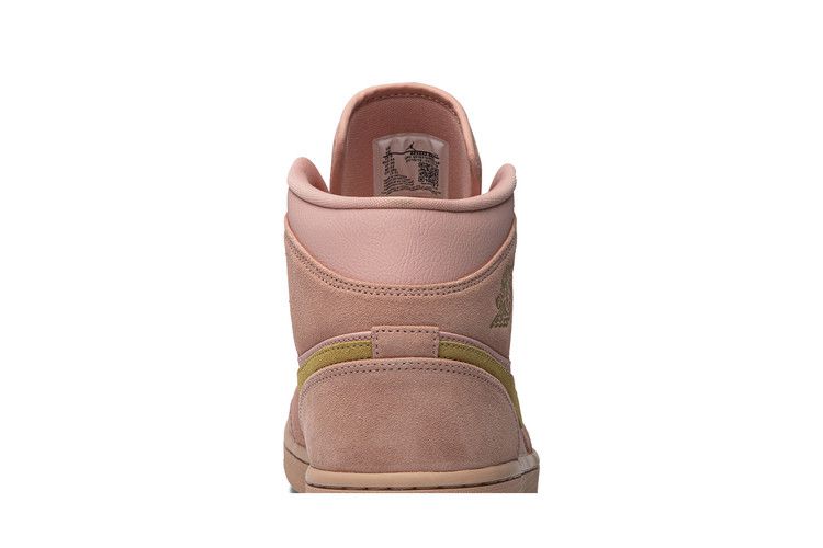 Men's Sneakers Jordan 1 Mid Coral Gold Coral Stardust/Club Gold-Coral Stardust