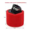 1Pcs Black Red Foam Air Filter 35/38/40/42/45/48mm Straight Elbow Dirt Pit Parts Universal Sponge Cleaner Air Filters 7