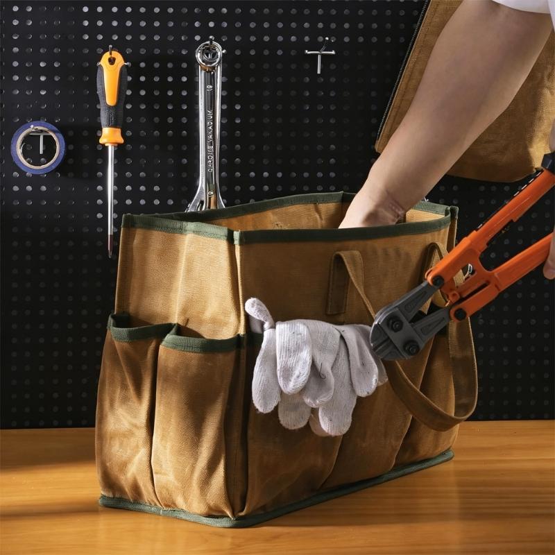 Multifunctional Portable Tool Bag Canvas Storage Bag Storage Emergency Tool Kit For Small Tool Bag Electrician