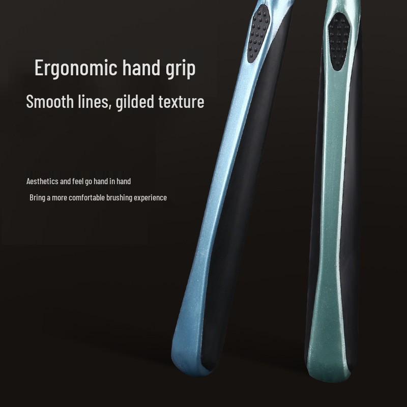 Family Pack Extra Large Soft Bristle Toothbrushes - Wide Head for Gum Protection, Adult Long Brush Head, Ideal for Couples.