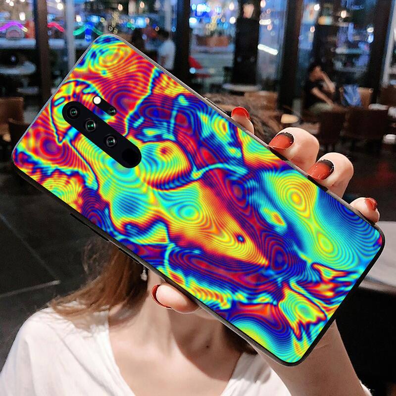 Digital Art Love Trippy psychedelic Phone Case for Redmi 9A 8A 7 6 6A Note 9 8 8T Pro Max Redmi 9 K20 K30 Pro