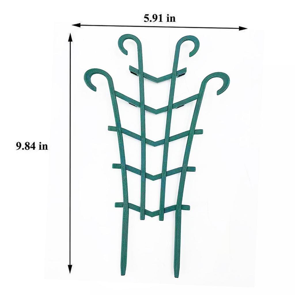2/4/6/10Pc Garden Growing Plant Climbing Trellis Potted Vegetable Trellis Reusable Vegetable Support Stake Decora Plant Pot Cage