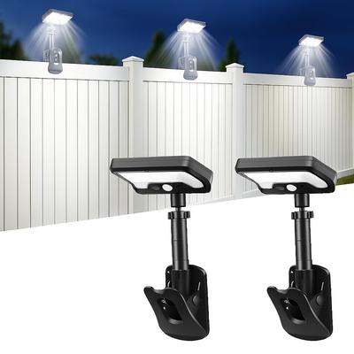 Batone Outdoor Solar Sensor Light, 2-Piece Set, IP65 Waterproof, Solar-Powered Clip-On, USB Charging, 4000mAh High-Capacity Battery, Garden Motion Sen