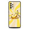 Phone Case for Samsung Galaxy A55 A53 A52 A52S A51 A41 A35 A32 A25 A23 A15 A13 A71 A72 5G Soft TPU Shell Funny Bite Apple Banana