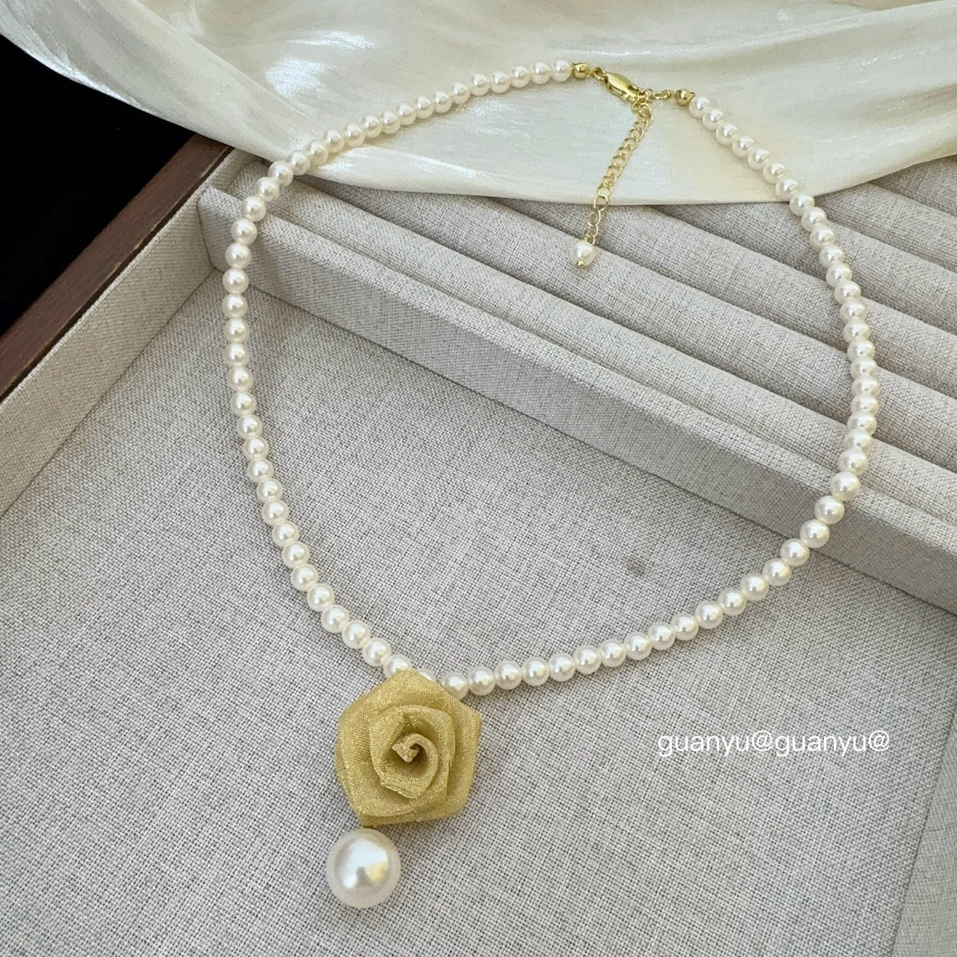 

Ожерелье-подвеска из розового жемчуга - Женская мода, Сладкий чокер в стиле легкой роскоши