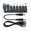 Compactly USB To DC5.5x2.1mm Power Cable With 8 Connectors For MultiDevice Charging On Travel DC5.5x2.1mm Charging Cable