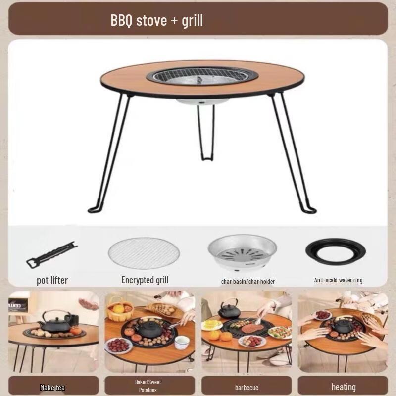 SMVP Multifunctional Electric BBQ & Tea Stove Set