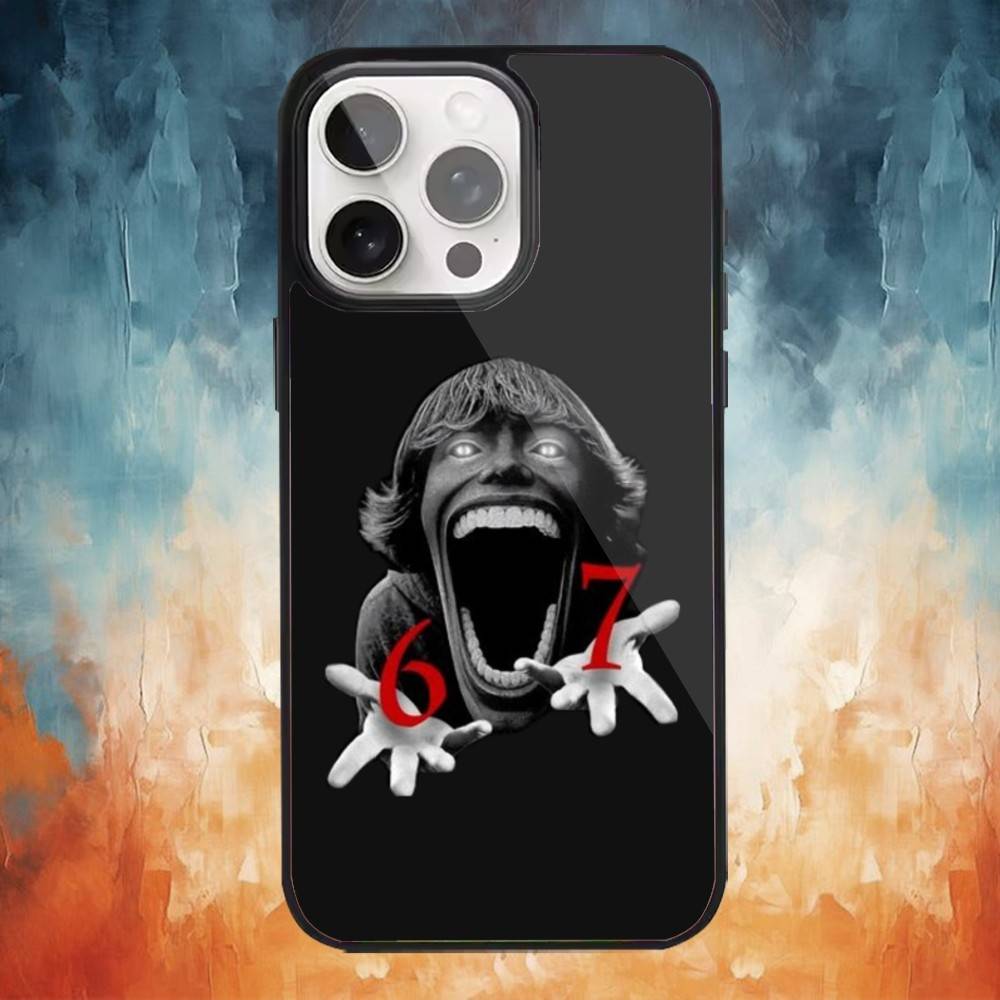 

six seven 67 Phone Case For iPhone 17 16 15 14 13 12 Pro Max Plus for Magsafe Mirror Wireless Magnetic Cover iPhone12mini