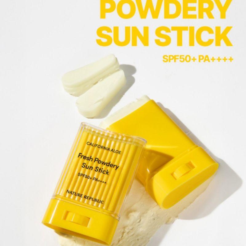 Nature Republic California Aloe Fresh Powdery Sun Stick SPF50+ PA++++ 24g