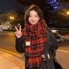 Scarf Women's Winter Korean Edition Christmas Red Premium Versatile Plaid Scarf Student Couple Thickened Warm Shawl