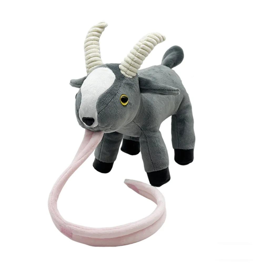 New Game Goat Simulato Plush Doll Toy 22CM Cartoon Cute Soft Goat Game Merchandise Room Decoration Christmas Birthday Gift