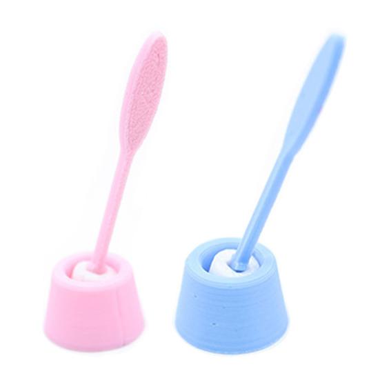 1:12 Scale Miniature Toilet Brush And Holder Set Realistic Dollhouse Bathroom Accessory for DIY Crafts Pretend Play