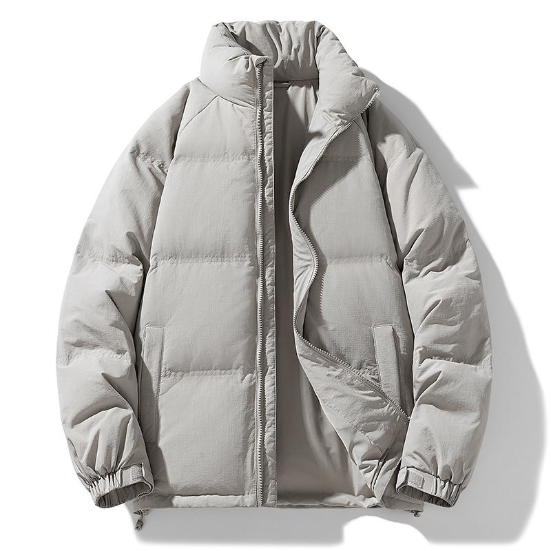 2025 winter new down jacket men's trend short couple style loose 90 fleece warm and comfortable jacket for men