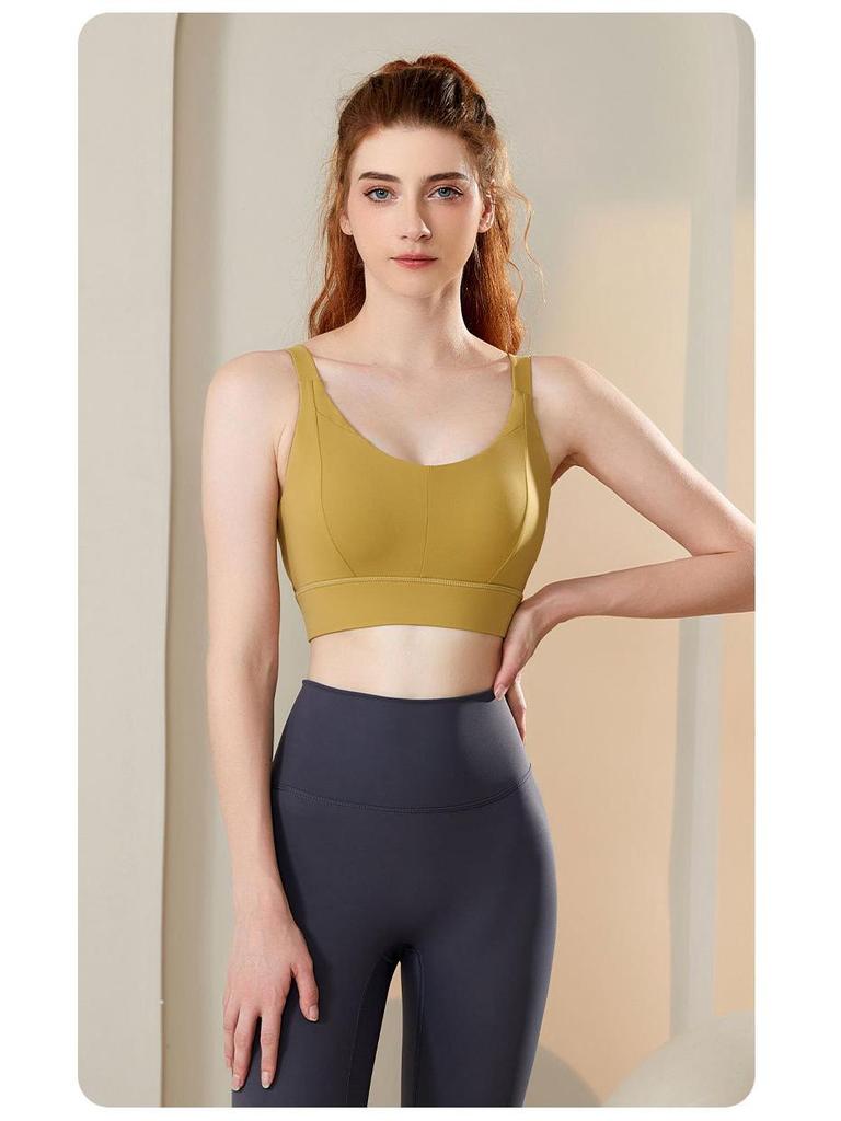 High-Impact Sports Bra for Large Bust – Women's Shock-Proof Fitness & Yoga Vest