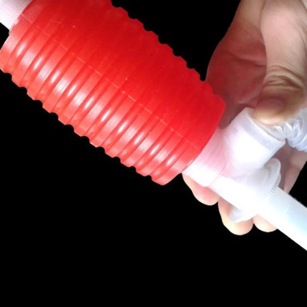 Portable Manual Fuel Pump Hand Pump Suction Design Fuel Transfer Pump Chemical Resistant Emergency Use Suction Cup Pump