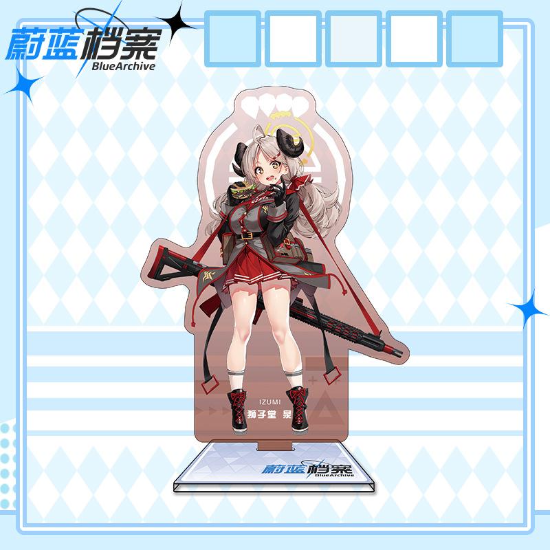 16cm Height Blue Archive Acrylic Stand Character Figurine