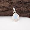 Milky Opal Handmade Latest Design Jewelry Pendant, 925 Sterling Silver Gemstone Pendant, Gift For Mother