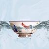 1PC Cerámica de Jingdezhen Vajilla Estilo Antiguo Resistente al Calor Hueso de China Bol para Ramen Alta Calidad Hogar Bol para Yogur Ensalada