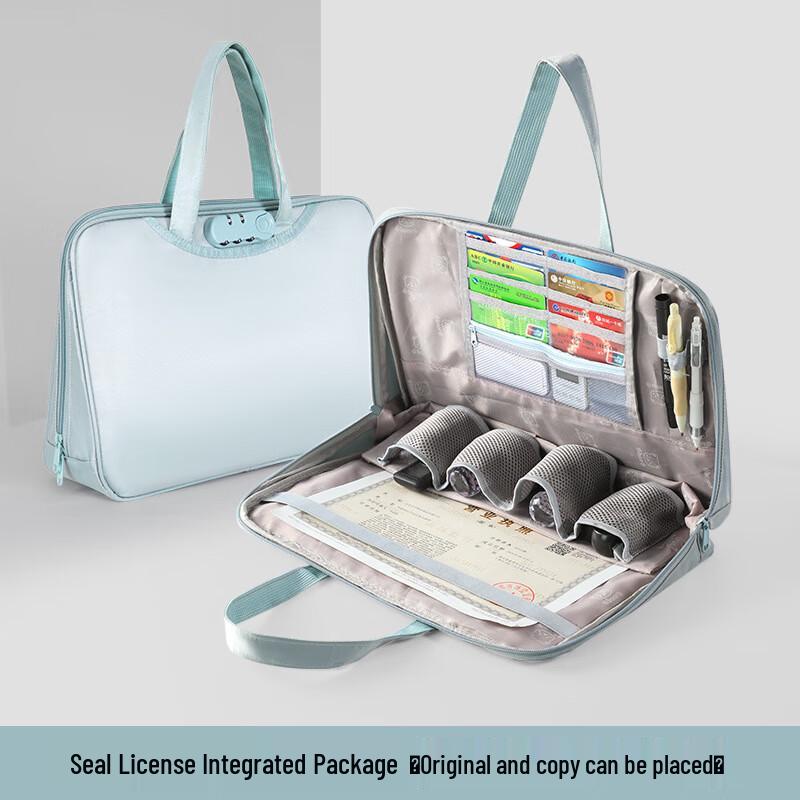 Portable Office Document Organizer Tote Bag