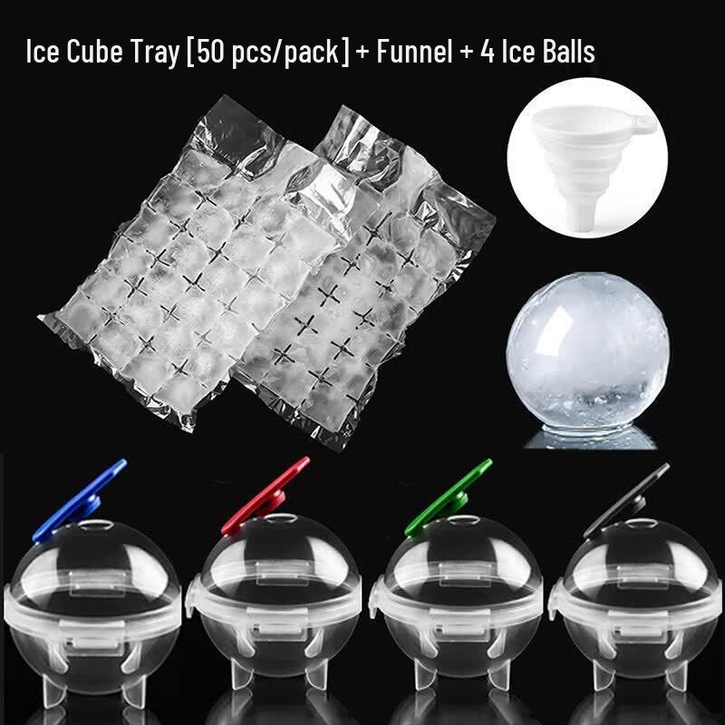 Qiwei Disposable Self-Sealing Ice Cube Bags