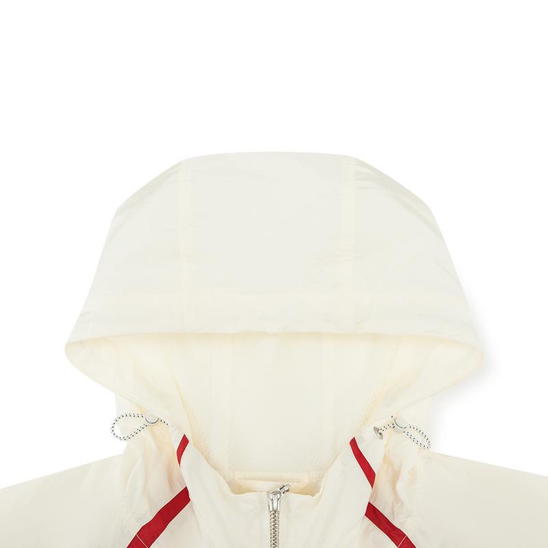 Li Ning Retro Sports Style Hooded Jacket Men Jackets Off-White Cherry-Red Deep-Whale-Blue AFDWF59-1