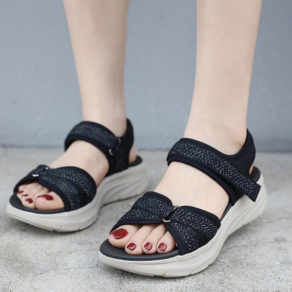 Women'S Flat Sandals Summer Comfortable Walking Sandal Platform Shoes Hiking Shoe Casual Style Accessories Sandalias De TacóN