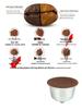 Dual-Use Stainless Steel Coffee Capsule for Nespresso DOLCEGUSTO: Compatible with Coffee and Milk Foam