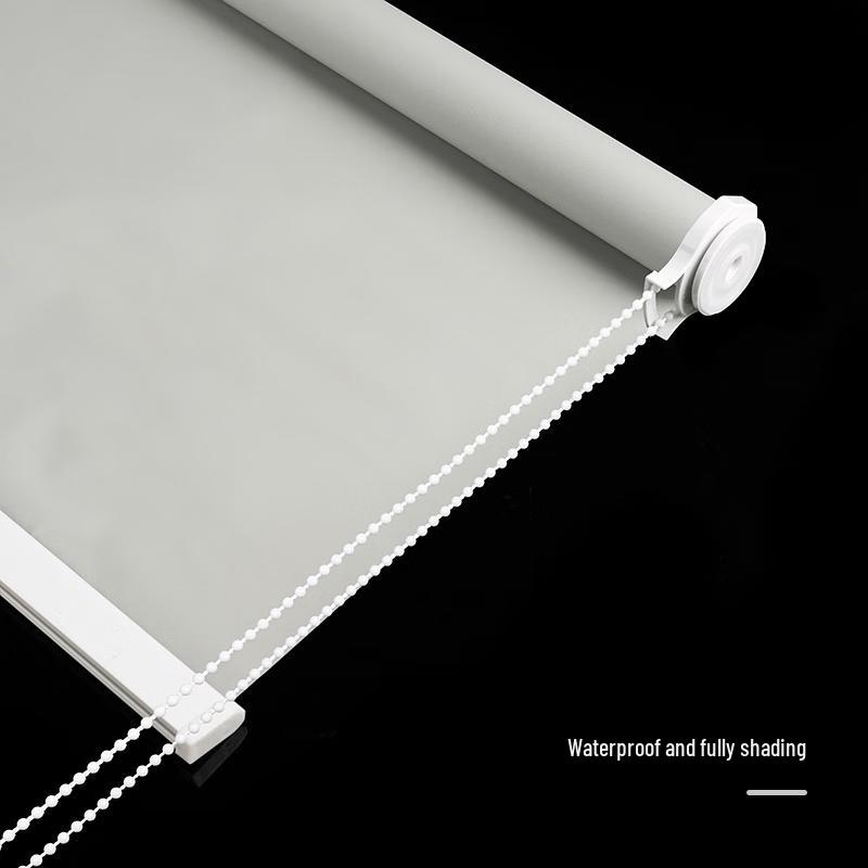 No-Drill Blackout Roller Blind