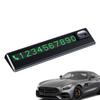 Car Temporary Parking Plate Mini Temporary Car Phone Number Plate Glow and Car Phone Number Plate for SUV and Car