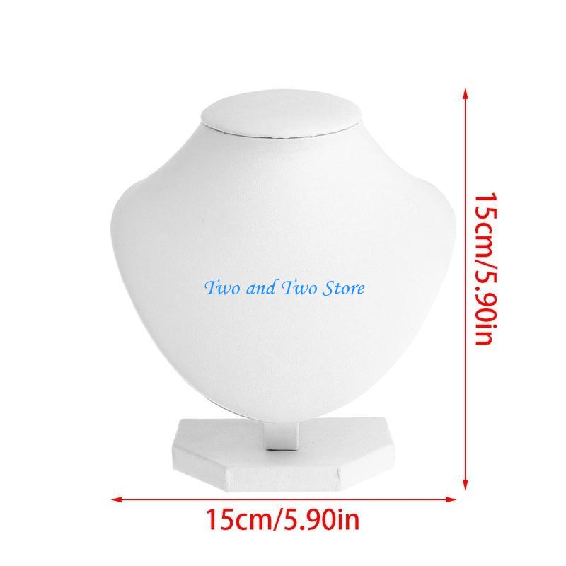 HX6F Necklaces Display Mannequin Stand Jewelry Bust Stand Display Holder CN