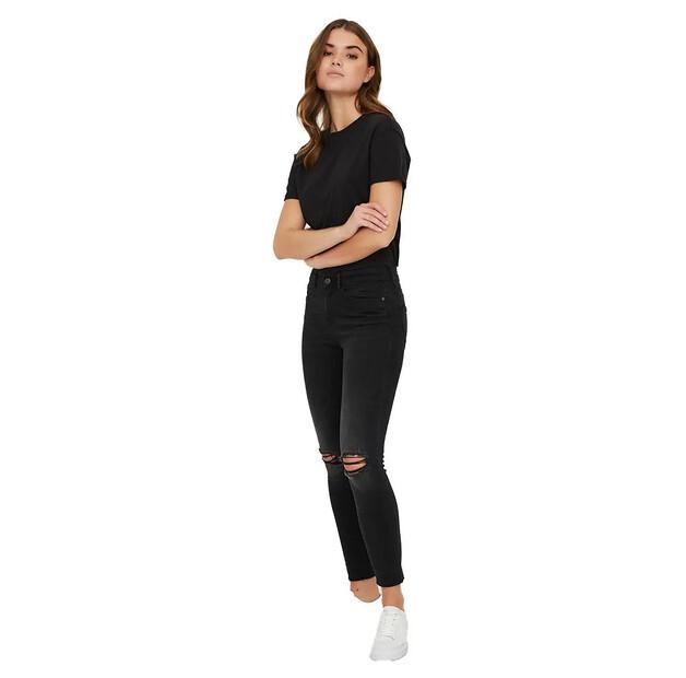 Noisy May Lucy Normal Waist Ankle AZ088BL Jeans