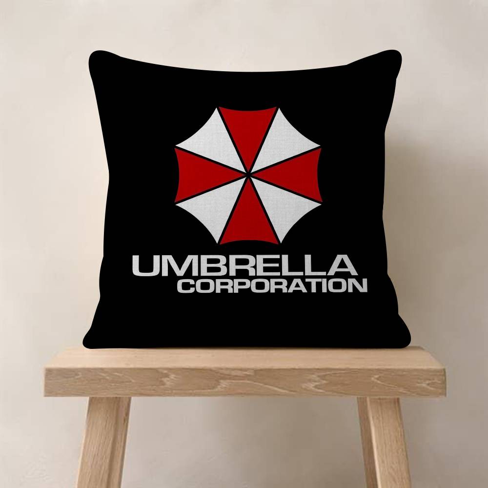 Game R-Resident E-Evil U-Umbrella Pillowcase Toon Gift Cushion Cover Bedroom Home Sofa Chair Seat Decor Pillow Case