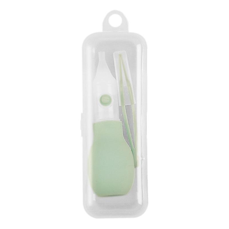 

Portable Newborn Nasal Aspirators Reusable Baby Nasal Cleaners Safe Baby Nose Unblocker for Newborns Toddlers Durable зелений