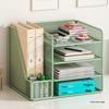 Metal Office Desk Organizer & File Storage Box