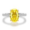 Longlongjin 2024 S925 Silver Oval Radiant Diamond Ring for Women