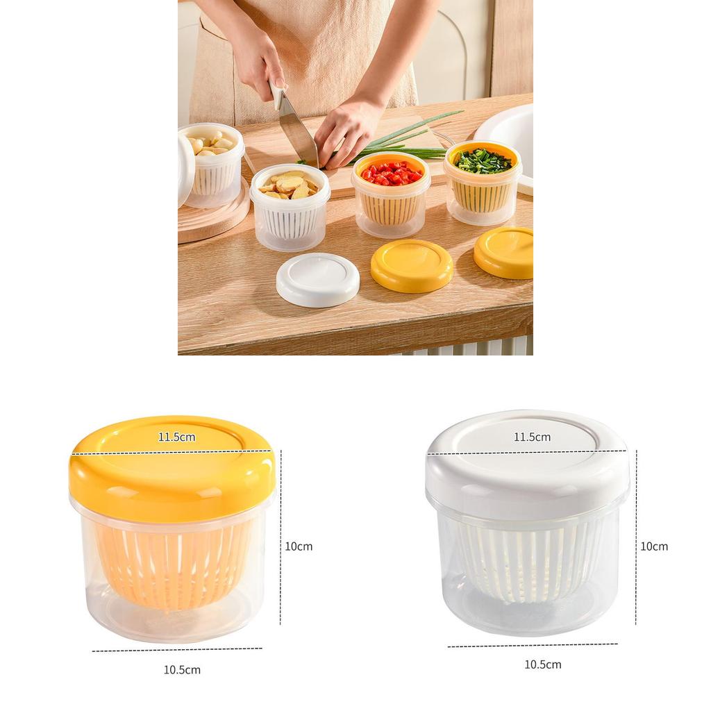 Plastic Food Storage Container With Lid For Fruits And Vegetables Home Kitchen Organizer